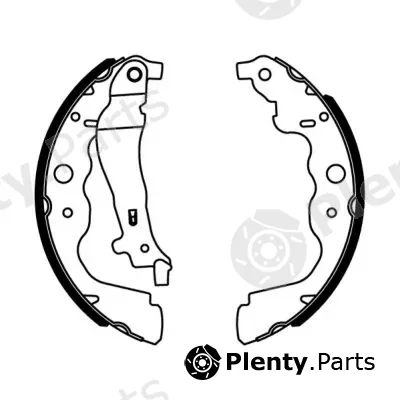ABE C0R031ABE — Brake Shoe Set