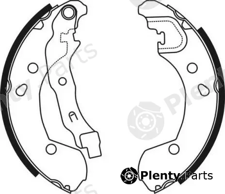 ABE C01056ABE — Brake Shoe Set