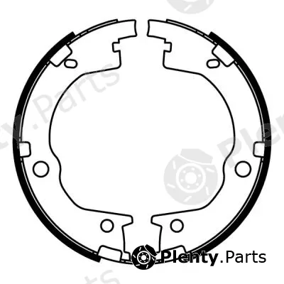 ABE C00328ABE — Brake Shoe Set, parking brake