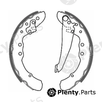 ABE C0W010ABE — Brake Shoe Set