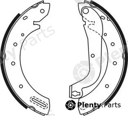 ABE C01046ABE — Brake Shoe Set