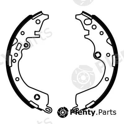 ABE C02090ABE — Brake Shoe Set