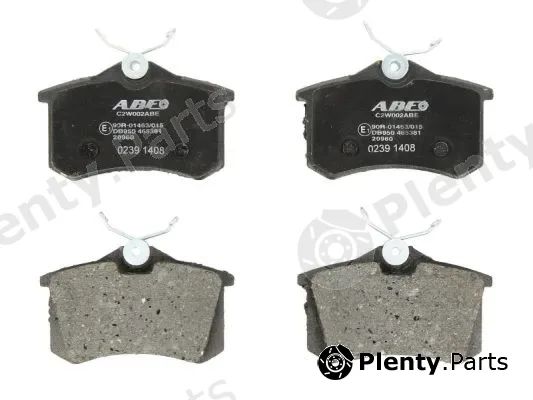 ABE C2W002ABE — Brake Pad Set, disc brake