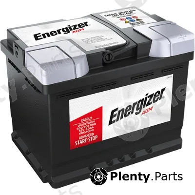 Energizer EA60L2 — Starter Battery Energizer Premium AGM