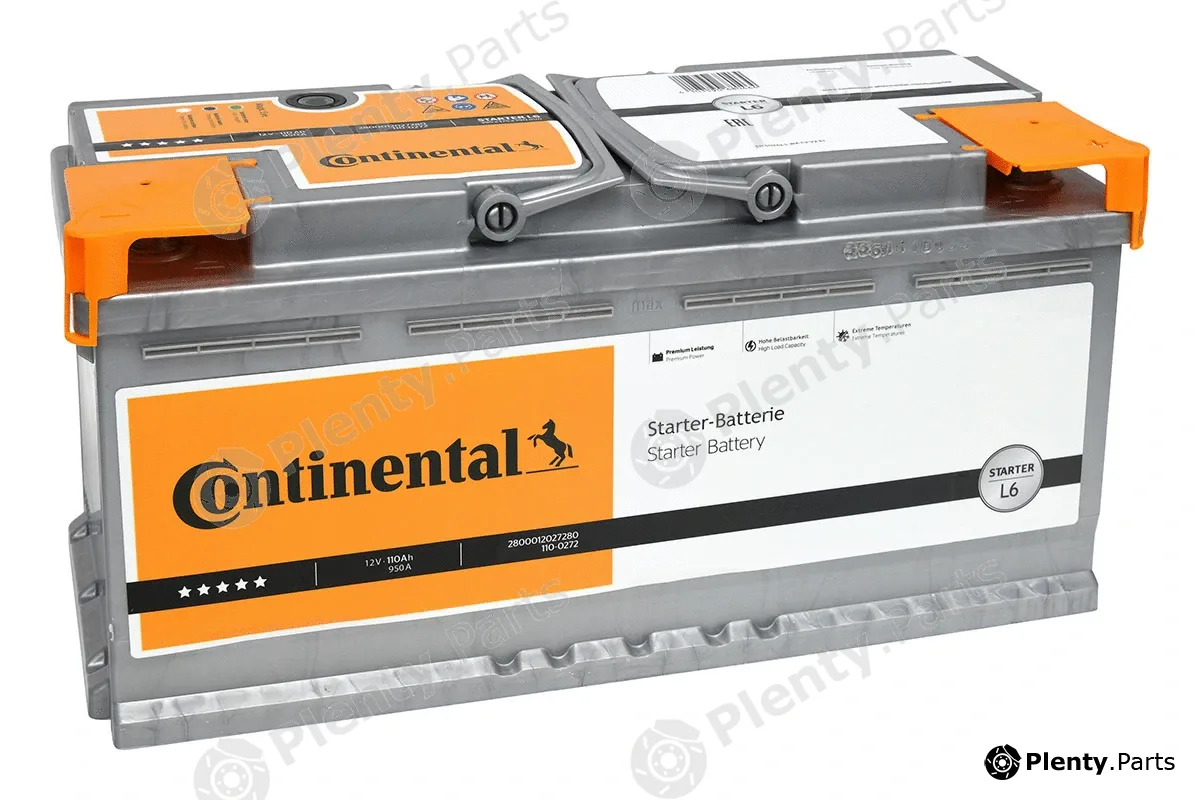 Continental 2800012027280 — Starter Battery