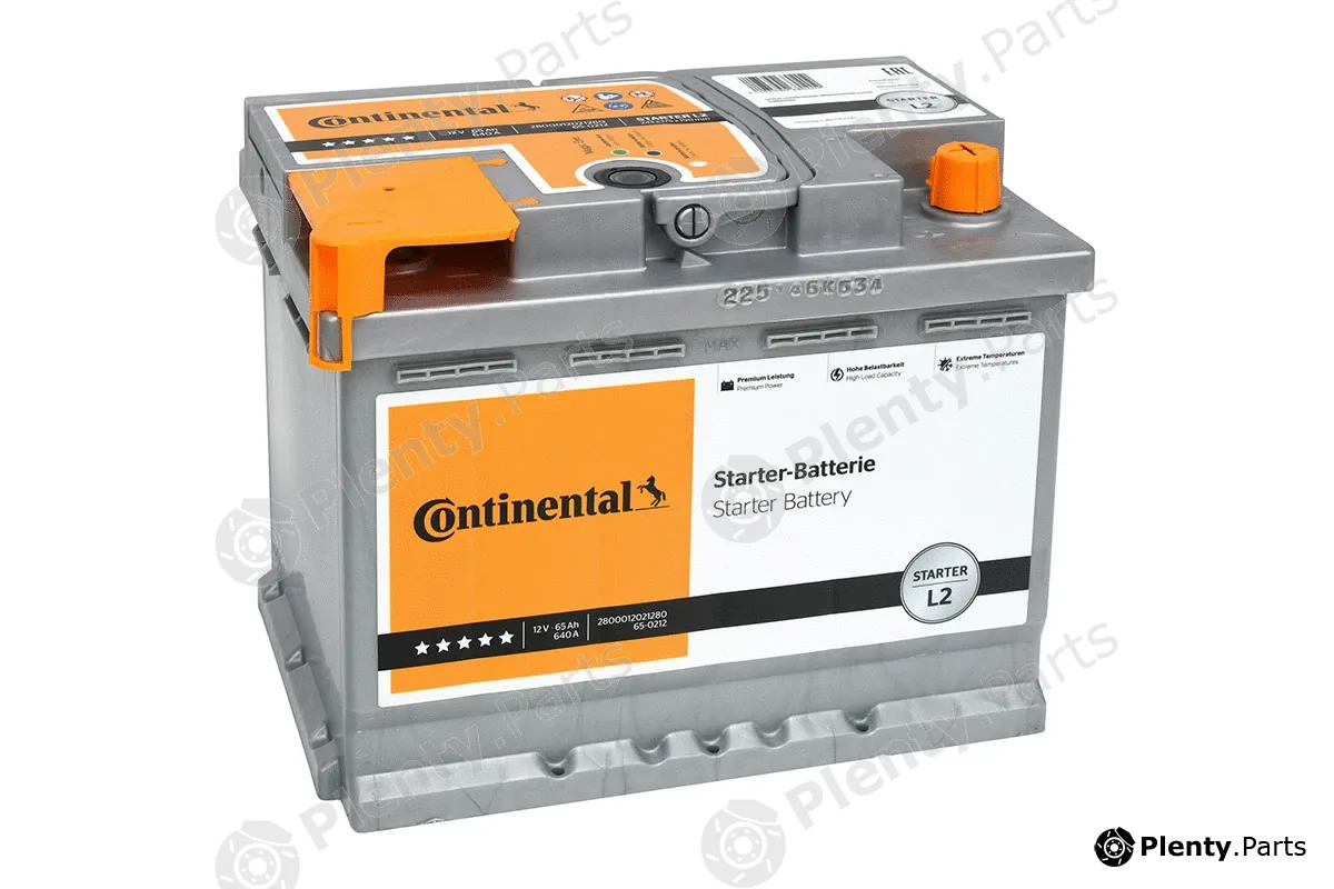 Continental 2800012021280 — Starter Battery