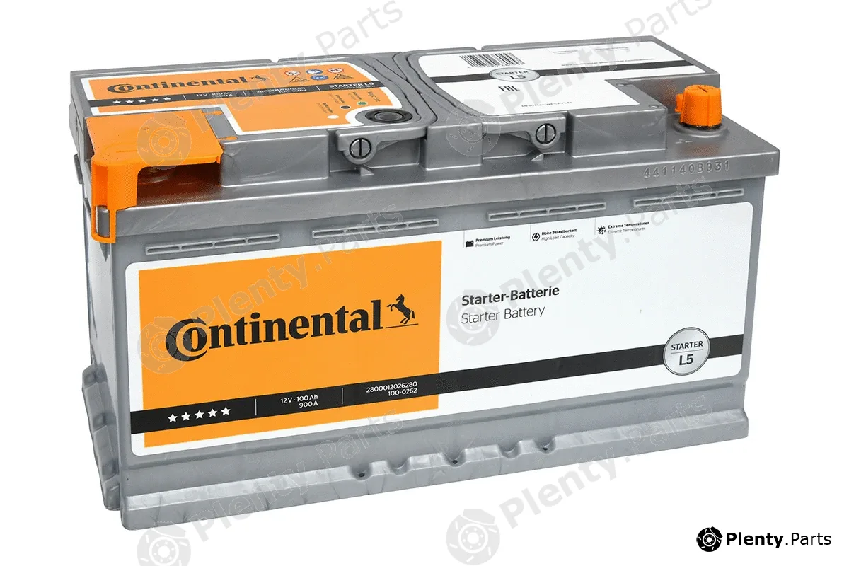 Continental 2800012026280 — Starter Battery