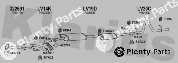 Klarius 160449U — Exhaust System