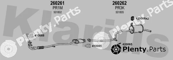 Klarius 700042E — Exhaust System