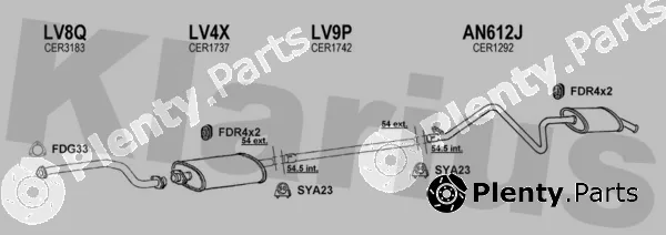 Klarius 160440U — Exhaust System