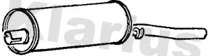 Klarius 220279 — Rear Muffler
