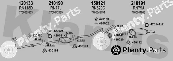 Klarius 720688E — Exhaust System