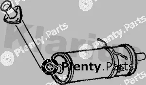 Klarius AN608P — Centre Muffler