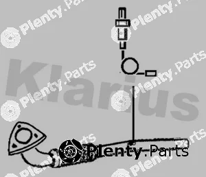 Klarius 302148 — Pressure Pipe, pressure sensor (soot/particulate filter)
