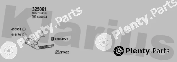 Klarius 620080U — Exhaust System