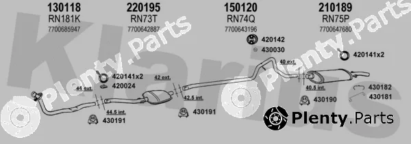 Klarius 720034E — Exhaust System