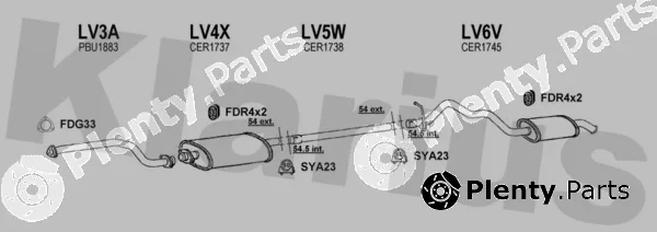 Klarius 160439U — Exhaust System