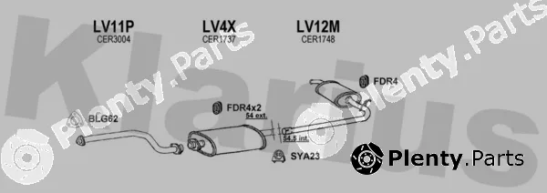 Klarius 160448U — Exhaust System