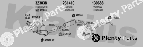 Klarius 931708E — Exhaust System