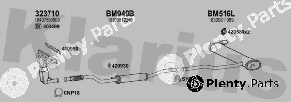 Klarius 620073U — Exhaust System