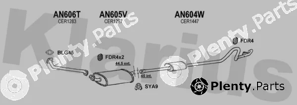 Klarius 160406U — Exhaust System