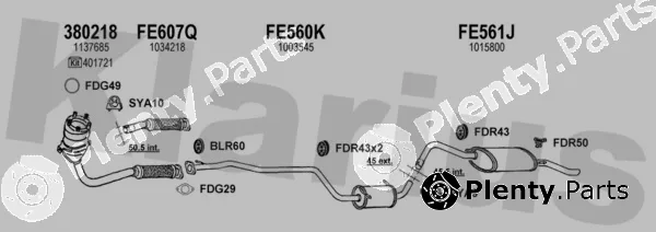 Klarius 361767U — Exhaust System