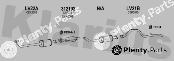 Klarius 160451U — Exhaust System