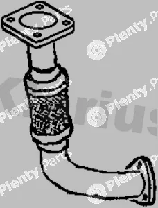 Klarius 301971 — Exhaust Pipe