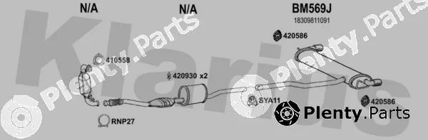 Klarius 620066U — Exhaust System