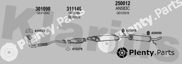 Klarius 120209E — Exhaust System