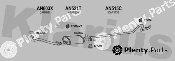 Klarius 160404U — Exhaust System
