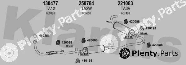 Klarius 880001E — Exhaust System