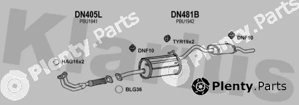 Klarius 160438U — Exhaust System