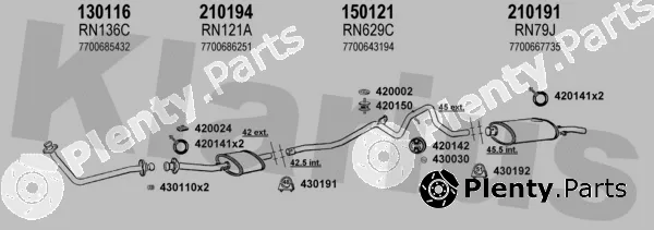 Klarius 720687E — Exhaust System
