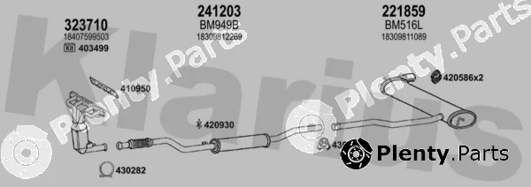 Klarius 620073E — Exhaust System