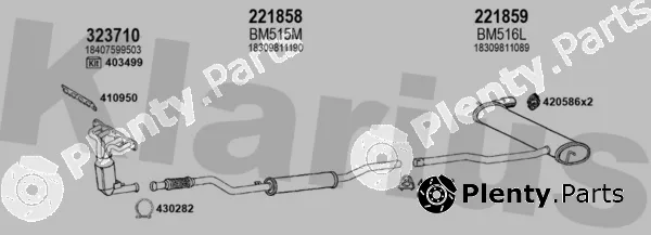 Klarius 620072E — Exhaust System