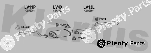 Klarius 160445U — Exhaust System