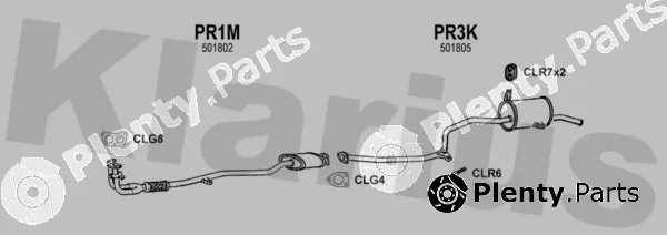 Klarius 700042U — Exhaust System