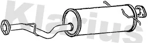 Klarius 230856 — Centre Muffler