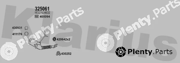 Klarius 620080E — Exhaust System