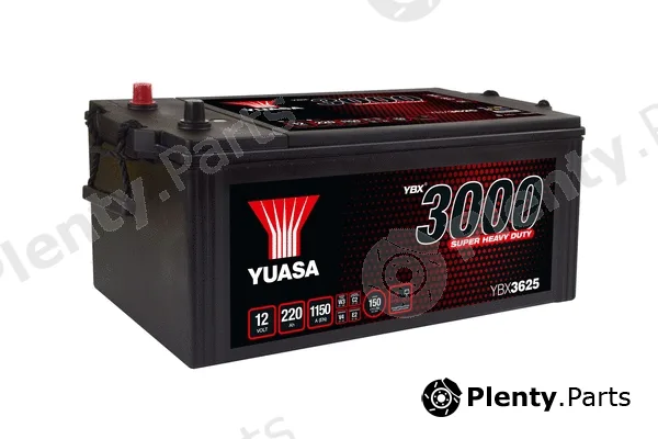Yuasa YBX3625 — Starter Battery Super Heavy Duty Battery