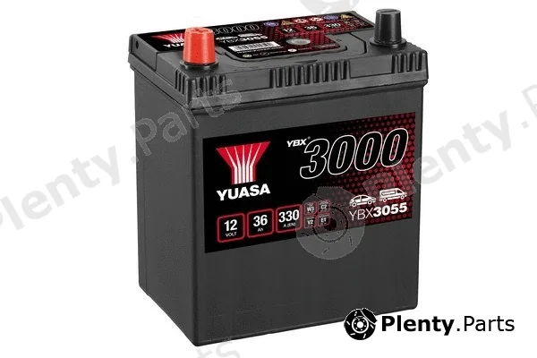 Yuasa YBX3055 — Starter Battery YBX3000 SMF Batteries