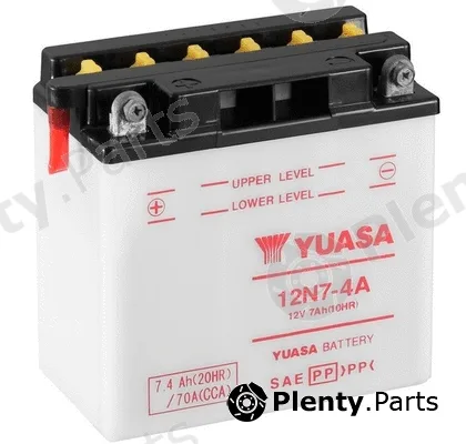 Yuasa 12N7-4A — Starter Battery Conventional 12 Volt
