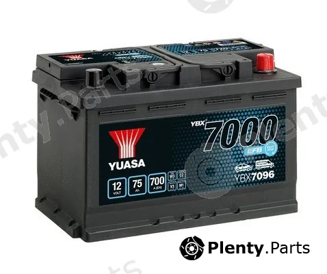 Yuasa YBX7096 — Starter Battery YBX7000 EFB Start Stop Plus Batteries