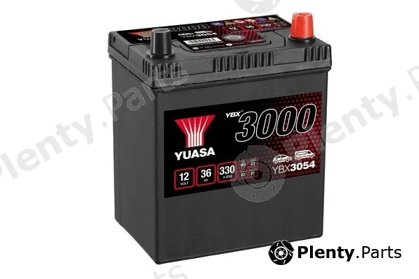 Yuasa YBX3054 — Starter Battery YBX3000 SMF Batteries
