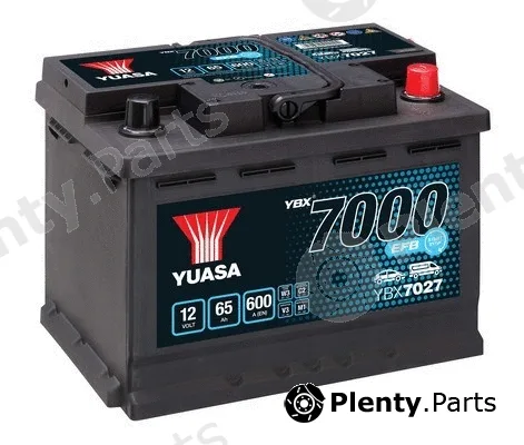 Yuasa YBX7027 — Starter Battery YBX7000 EFB Start Stop Plus Batteries