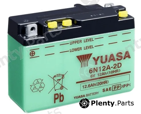 Yuasa 6N12A-2D — Starter Battery Conventional 6 Volt