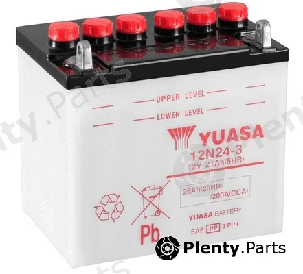 Yuasa 12N24-3 — Starter Battery Conventional 12 Volt
