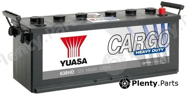 Yuasa 638HD — Starter Battery Cargo Heavy Duty Batteries (HD)