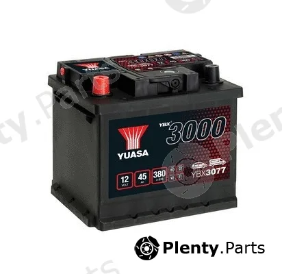 Yuasa YBX3077 — Starter Battery YBX3000 SMF Batteries